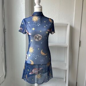 Celestial Sheer Dress